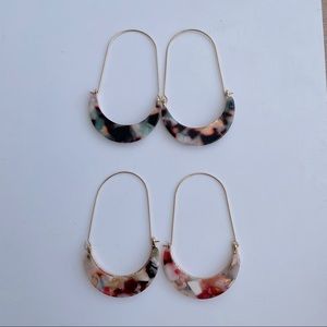 💗 NWOT Resin Earrings